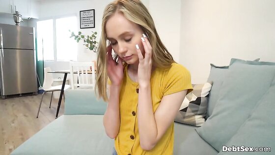 Slender Blonde Teen Takes BBC