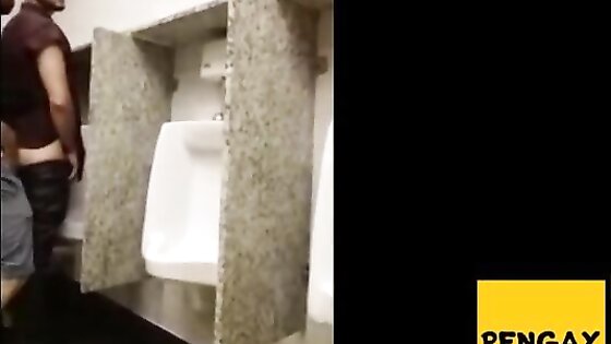 breeding a slut in a Public Bathroom