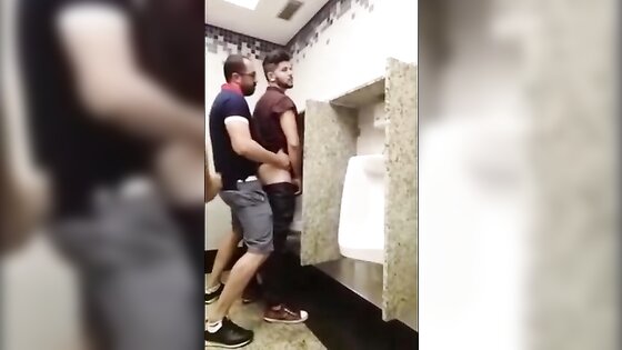 breeding a slut in a Public Bathroom