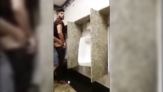 breeding a slut in a Public Bathroom