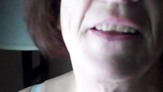 Fucking Granny Comsluts mouth in front of a window