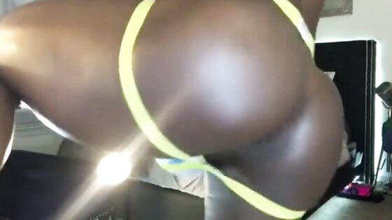 Amazing Bubble Black ass Toying his Hole