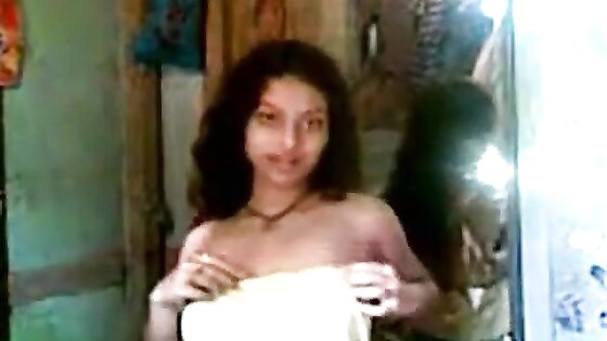 Indian teen self recording her body