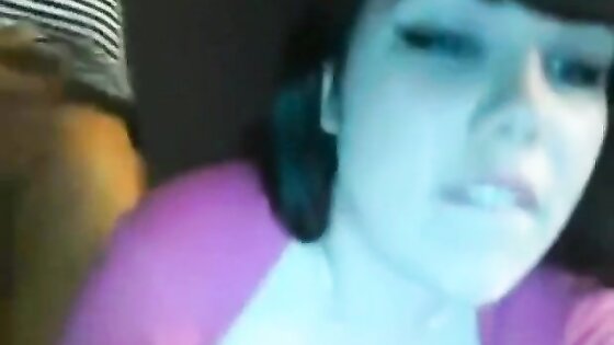 Wanking-off on Her #30 (BBW) On Webcam