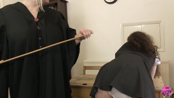 Lacey Starr Caning Schoolgirl
