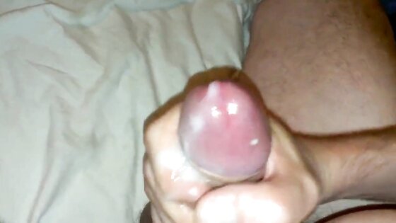 My big uncut cock shooting cum