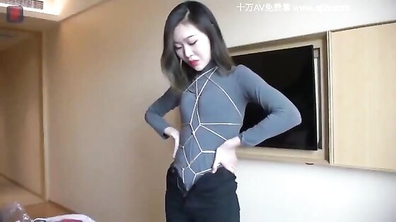 Chinese Teen Blowjob In Bondage