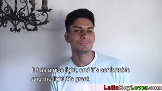 Chiseled latins getting busy with each others dicks