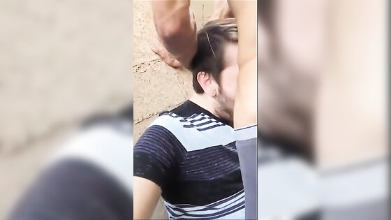 blowjob masturbation handjob sucking outdoor wanking