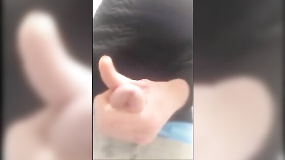 Cute Boy wank in school bathroom and cum in classroom