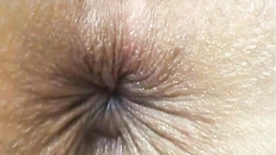 close up butthole winking