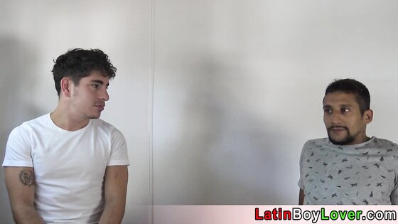 Amateur latin teens Rocco and Emanuel on bareback casting