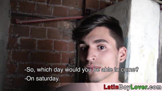 Amateur latin twink is ready to serve a big dick for a worthy prize