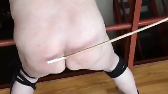 Chinese Mistress Hard Caning Male Slave