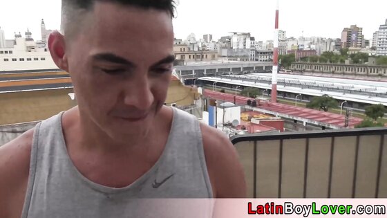 Petite amateur latin twink dominated BB by big cocked macho