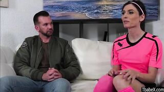Iconic soccer Trans player Korra Del Rio enjoys hard anal pounding