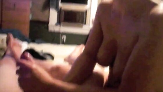 Two hands make cock cum