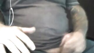 Daddy get cum in his belly