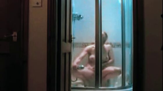 spying on my mom's loud shower masturbation