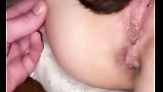 Oral sex before wild anal sex