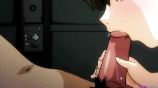 Extreme bondage masturbation with mirror - Uncensored Hentai