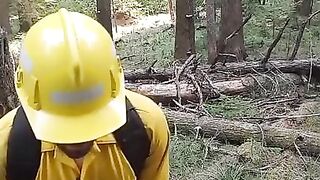 real wildfire worker