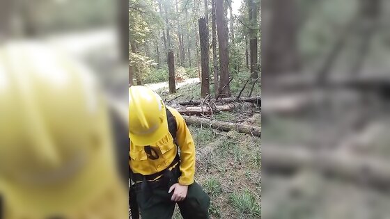 real wildfire worker