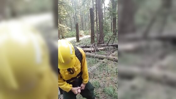 real wildfire worker