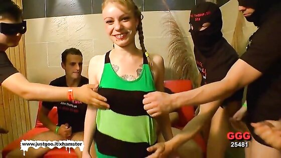 German Blonde Anal Bang And Bukkake