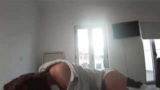 Nice tight pussy gets fucked hard in hotel by big cock