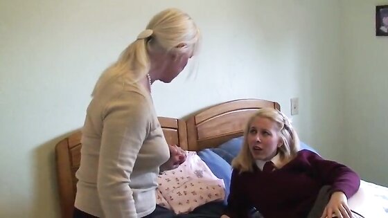 Sarah Gregory  Spanked And Caned By Mom