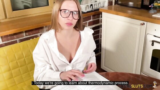 Fucking hot russian teacher with glasses
