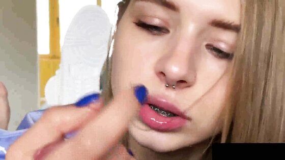 Innocent Girl with nose ring getting fucked hard by boyfriend