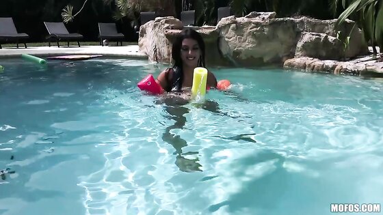 Arab Teen Fucked By The Pool