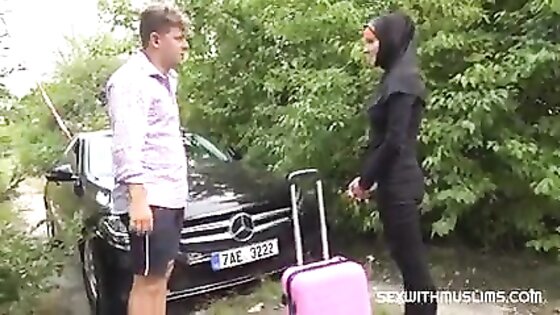Cute Muslim Fucked Outdoors
