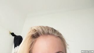 Cute Shaved Blonde Anal