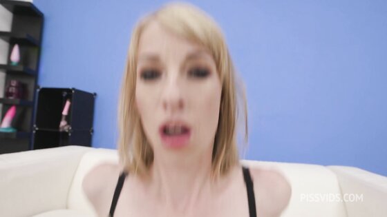 Slender Blonde Anal BBC Gangbang With Lesbian Fisting And Pee Drinking