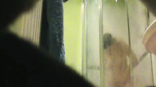 my sister with hairy pussy sings in the shower