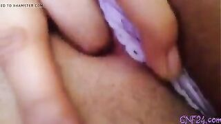 Hot Babe fingering her juicy wet pussy for you